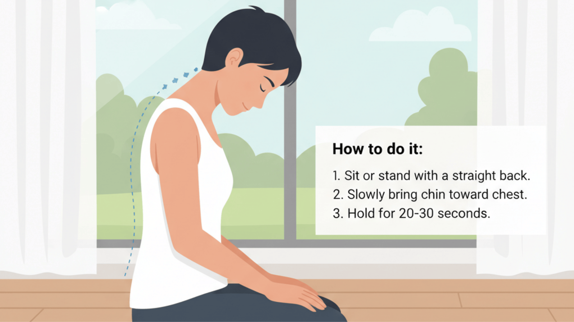 Chin to Chest Stretch