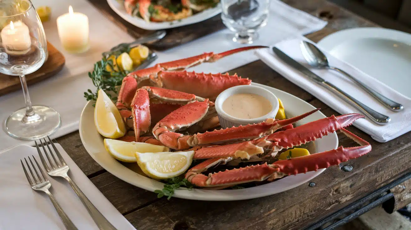 crab legs delicious seafood