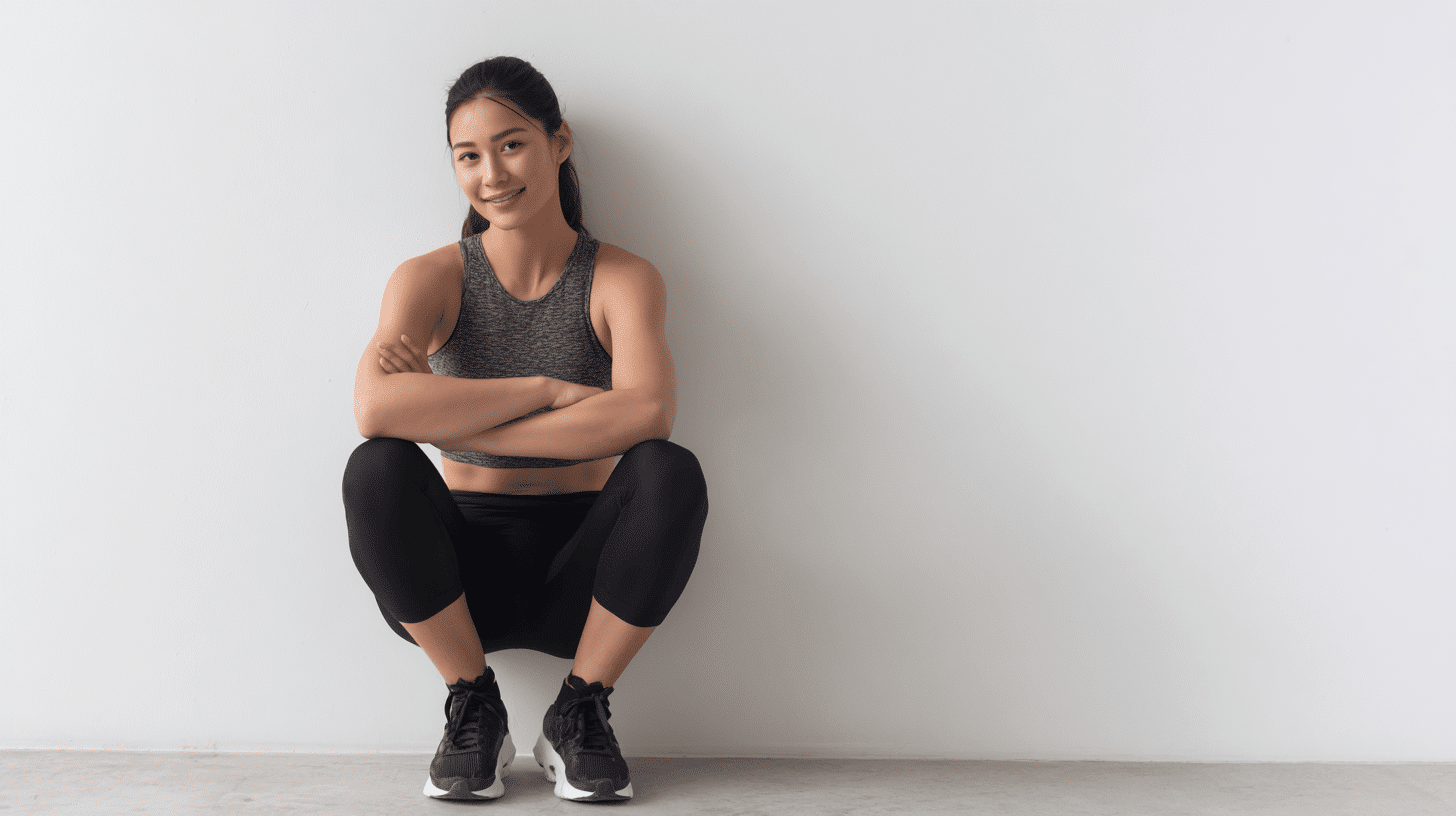 wall sit exercise goal women