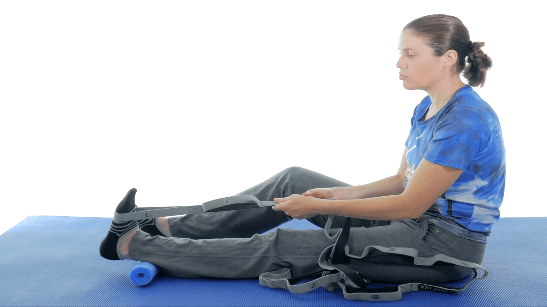 Calf Stretch with Strap