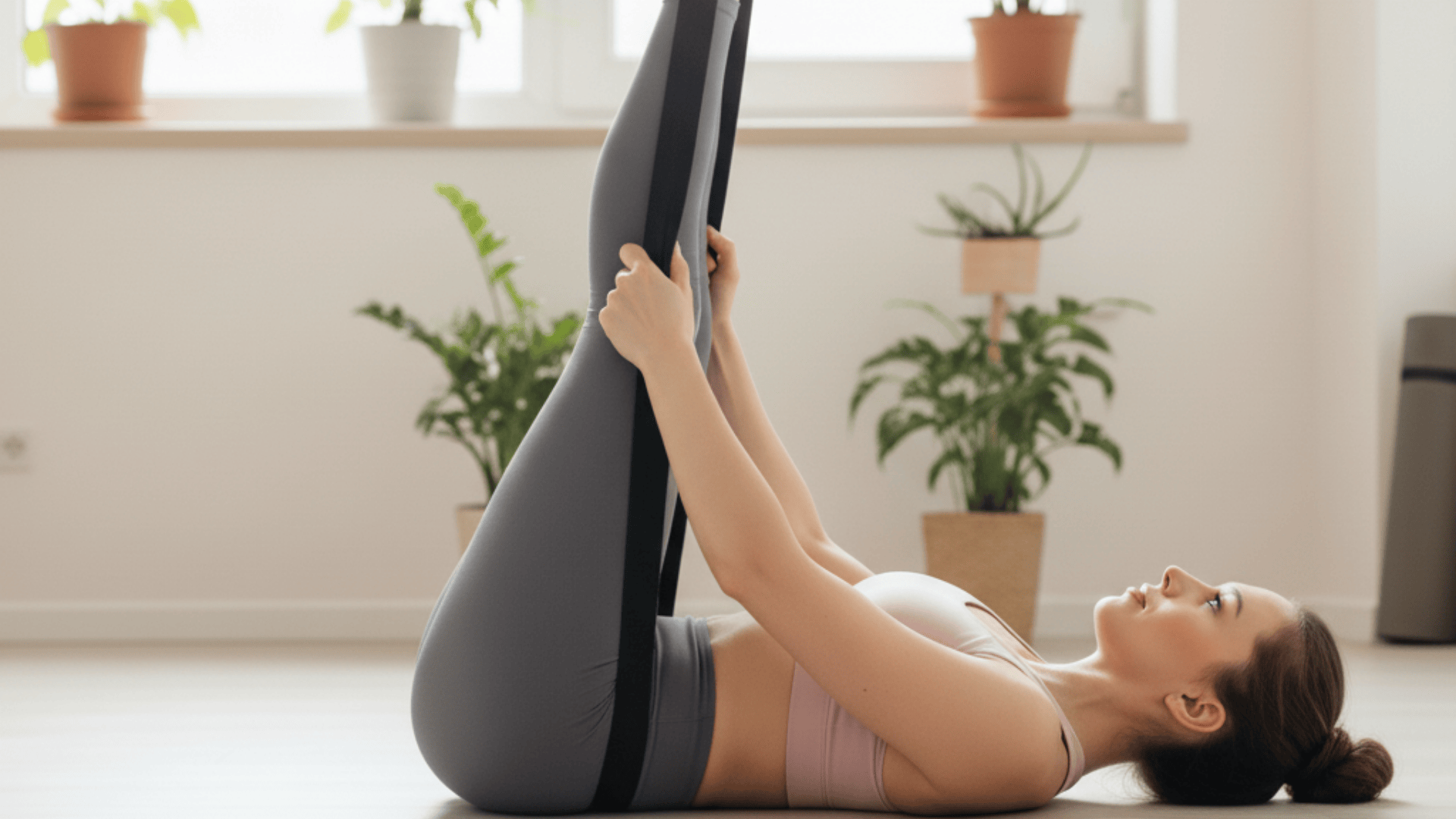 Reclined Leg Stretch