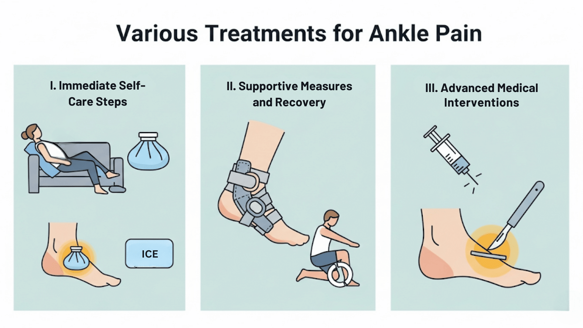 Treatment Options for Ankle Pain