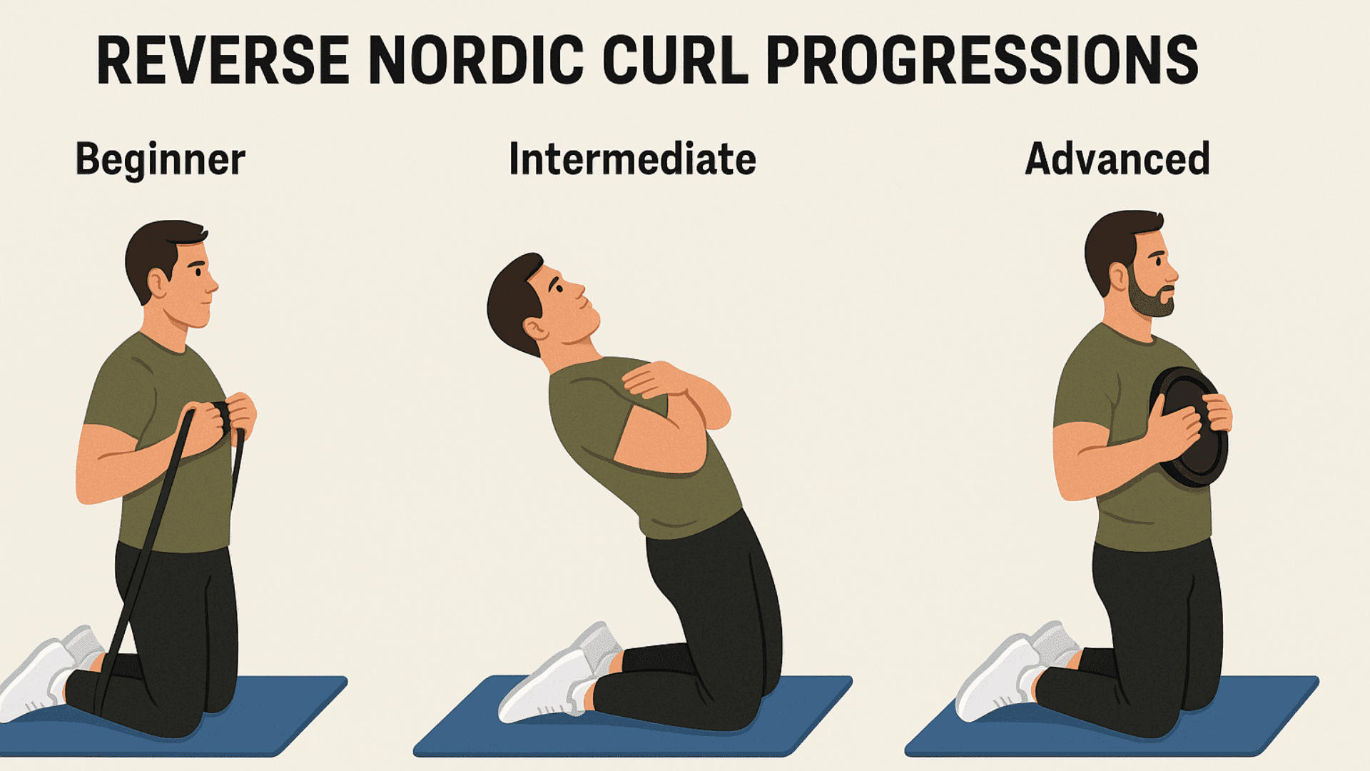 reverse nordic curl progressions